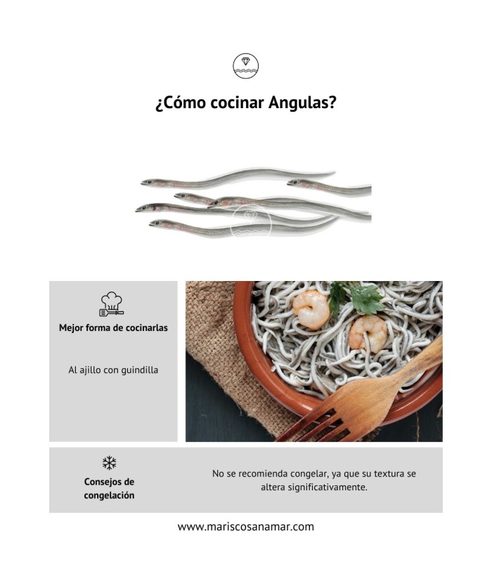¿Cómo cocinar angulas? La mejor forma de cocinar el pescado. Congelar angulas.