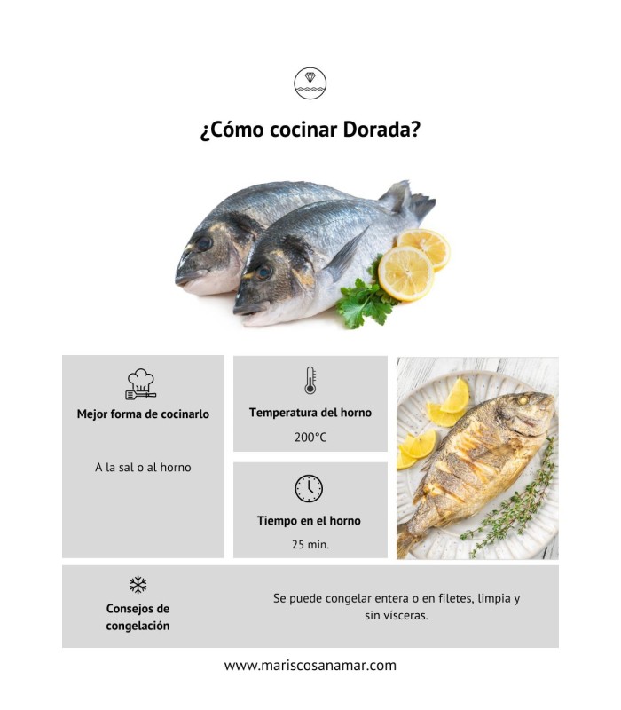 ¿Cómo cocinar dorada? La mejor forma de cocinar el pescado ¿Cómo congelar dorada?