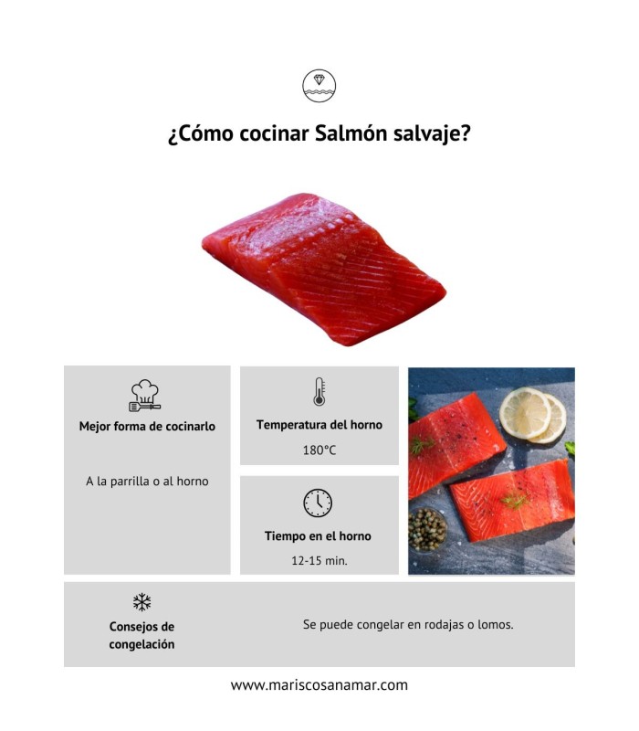 ¿Cómo cocinar salmón salvaje? ¿Cómo congelar salmón salvaje? Comprar salmón salvaje online