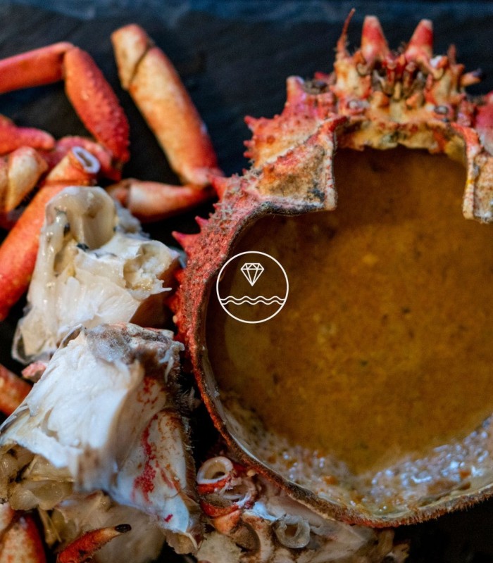 Centollo de la Mariscada en familia de Mariscos Anamar